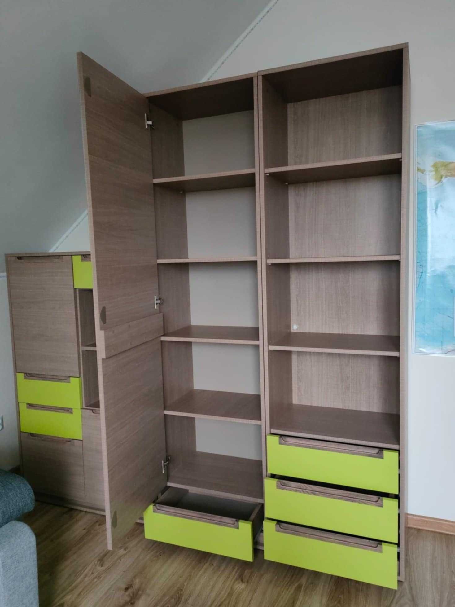 Meble komplet, szafa, biurko, komoda, szafka nocna, szafka, półka