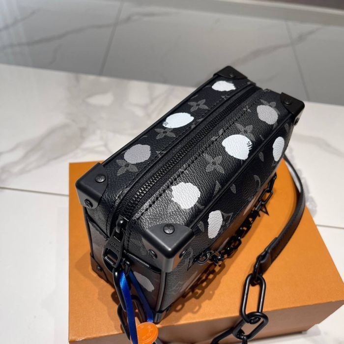 Сумка мужская Louis Vuitton x YK mini soft trunk кожаная кожа