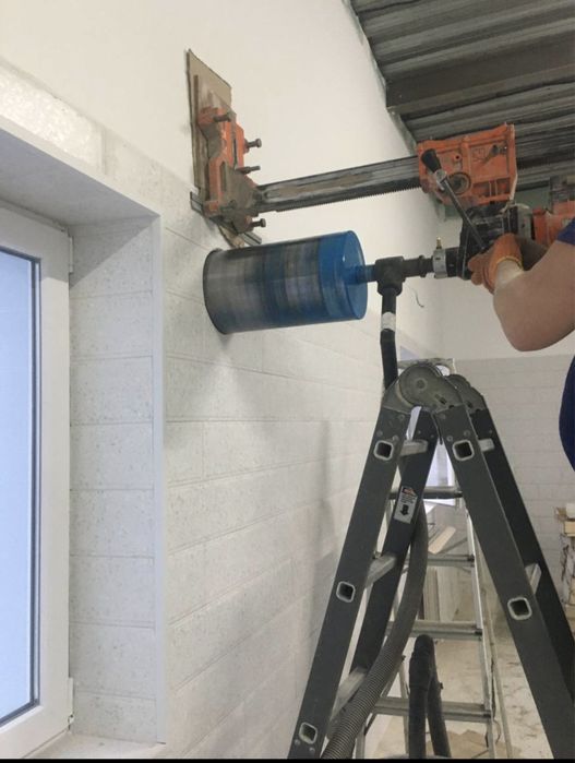 Вентиляція під ключ  приміщення,продаж монтаж рекуператорі,свердління.