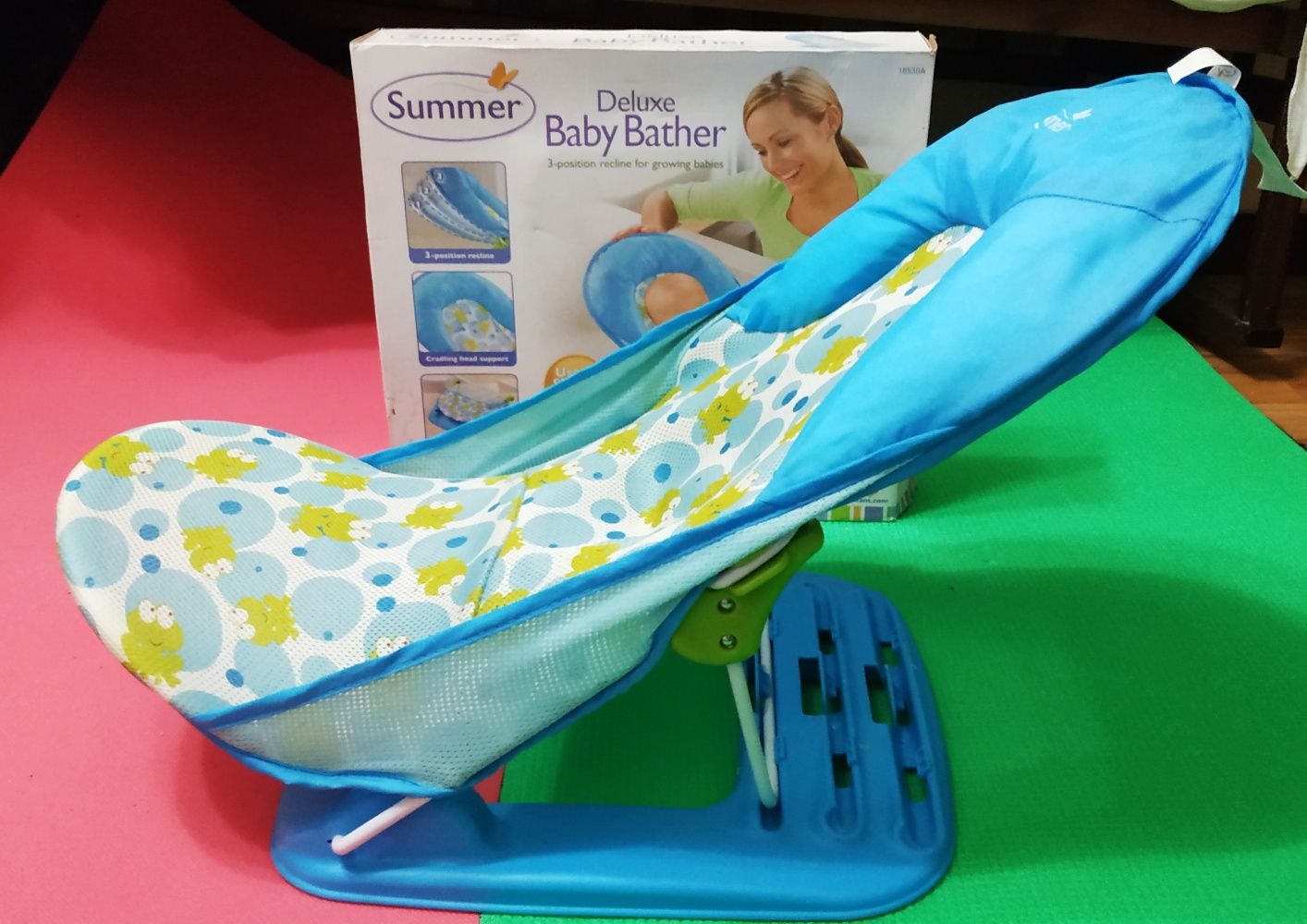 Крісло лежак для купання немовлят Deluxe Baby Bather