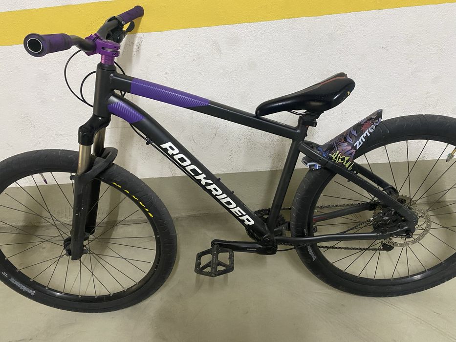 Rockrider st540 de wheelie