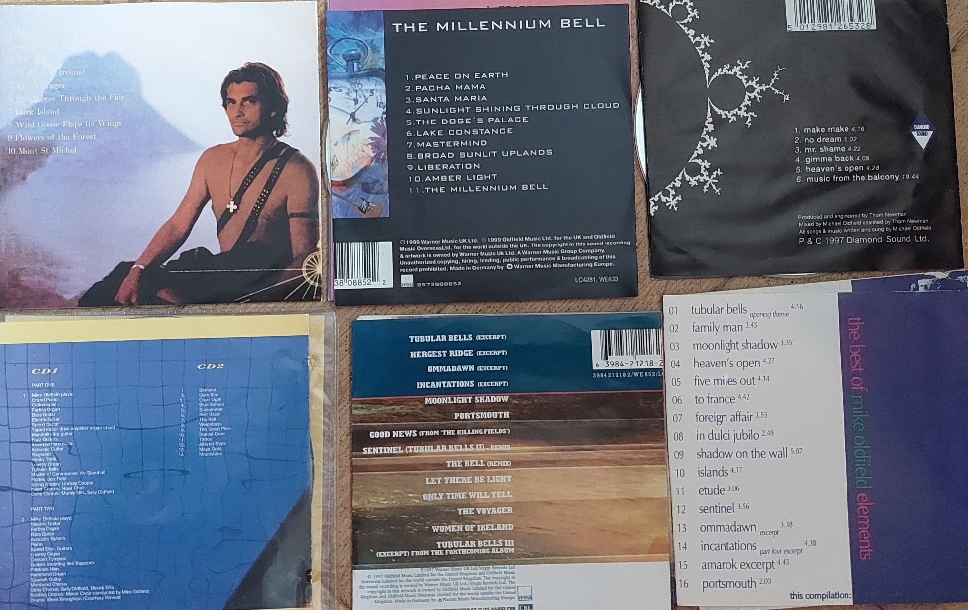 Mike Oldfield - 6 tytułów / wydawnictwa nieoficjalne