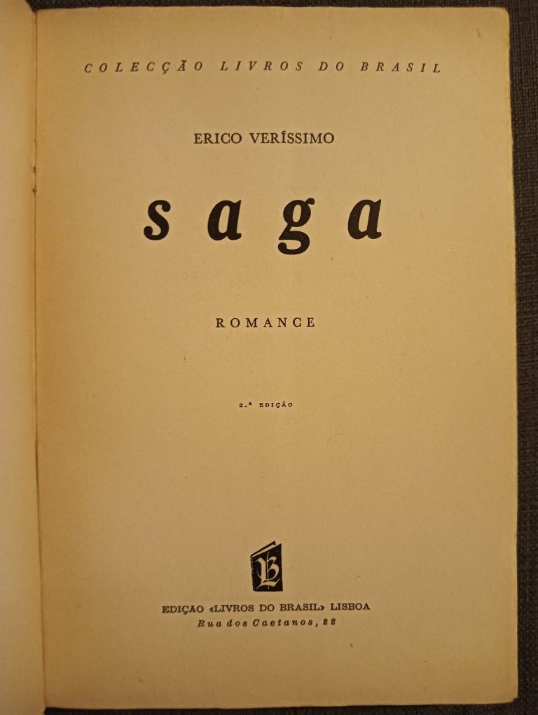 Saga, de Erico Veríssimo.