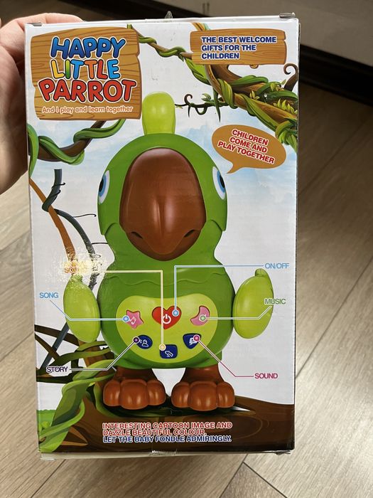Інтерактивна іграшка папуга