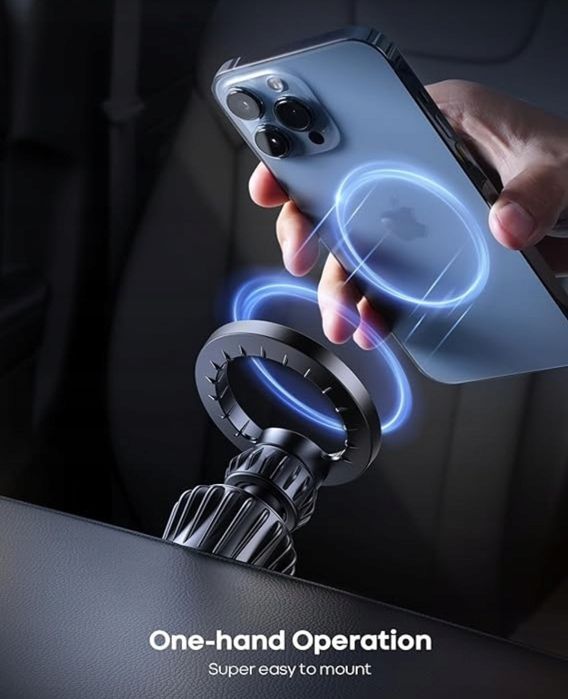 Uchwyt na kratkę nawiewu Lamicall czarny