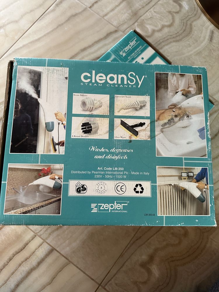 Пароочисник CleanSy від Zepter