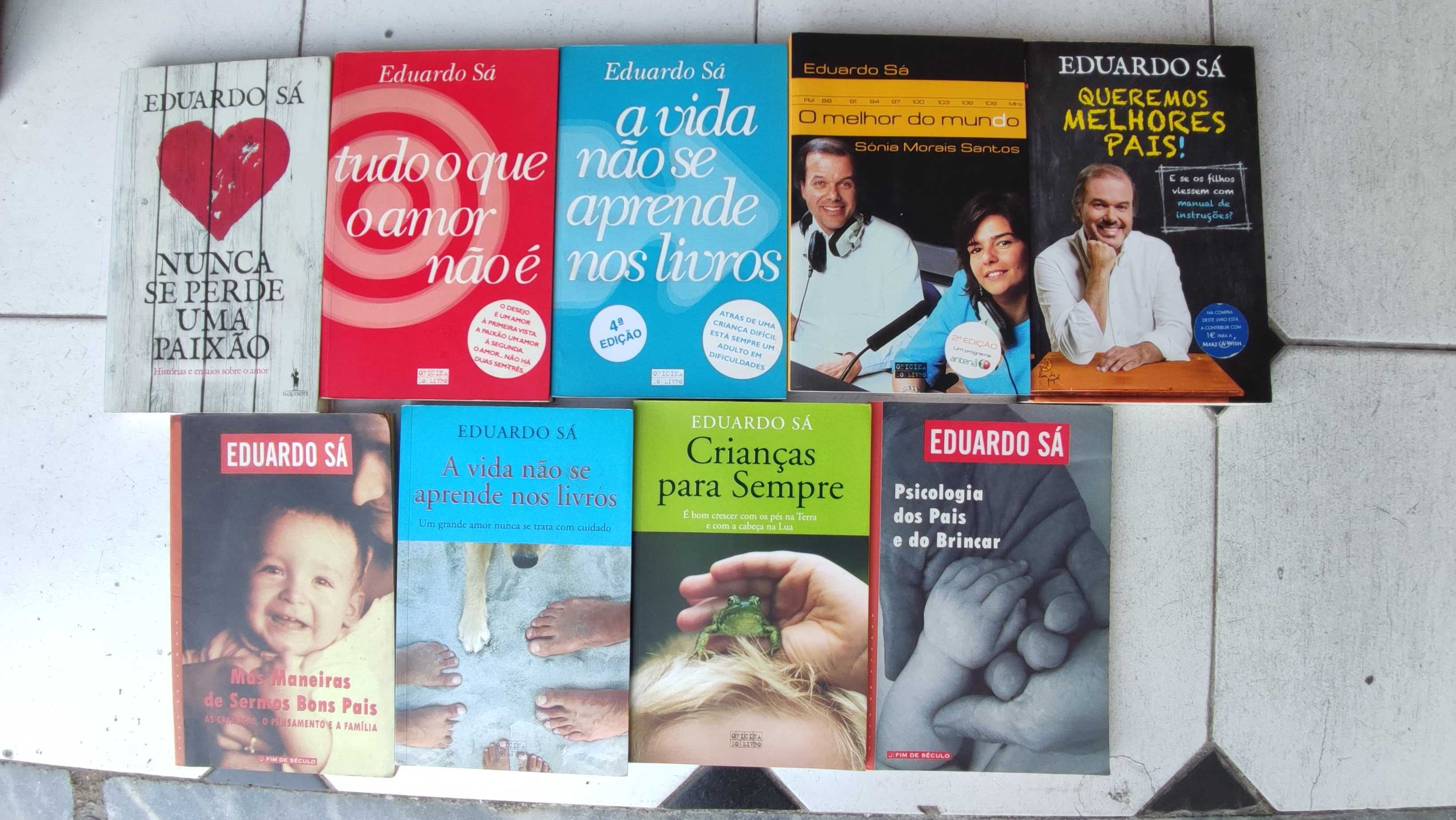 9 Livros do Psicólogo Eduardo Sá