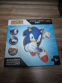 Drewniane puzzle Sonic Trefl 50el