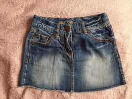 Spódniczka jeansowa 128 dla dziewczynki NEXT