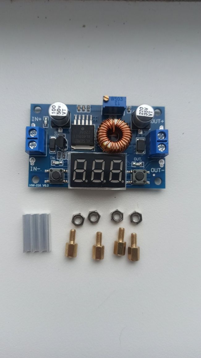 Плата перетворення напруги. XL 4015 Живлення роутера 5V 9V 12V