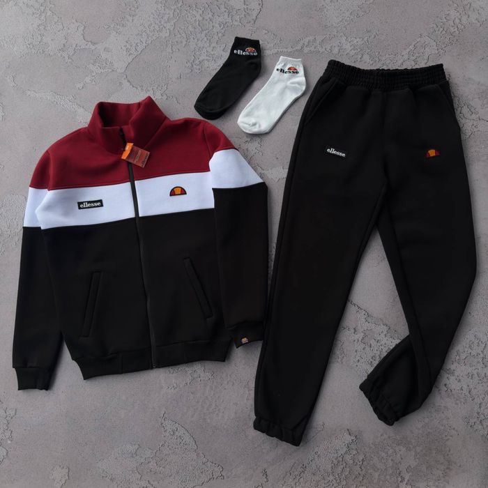 Чоловічий зимній спортивний костюм еліс на флісі Ellesse [S-XXL]