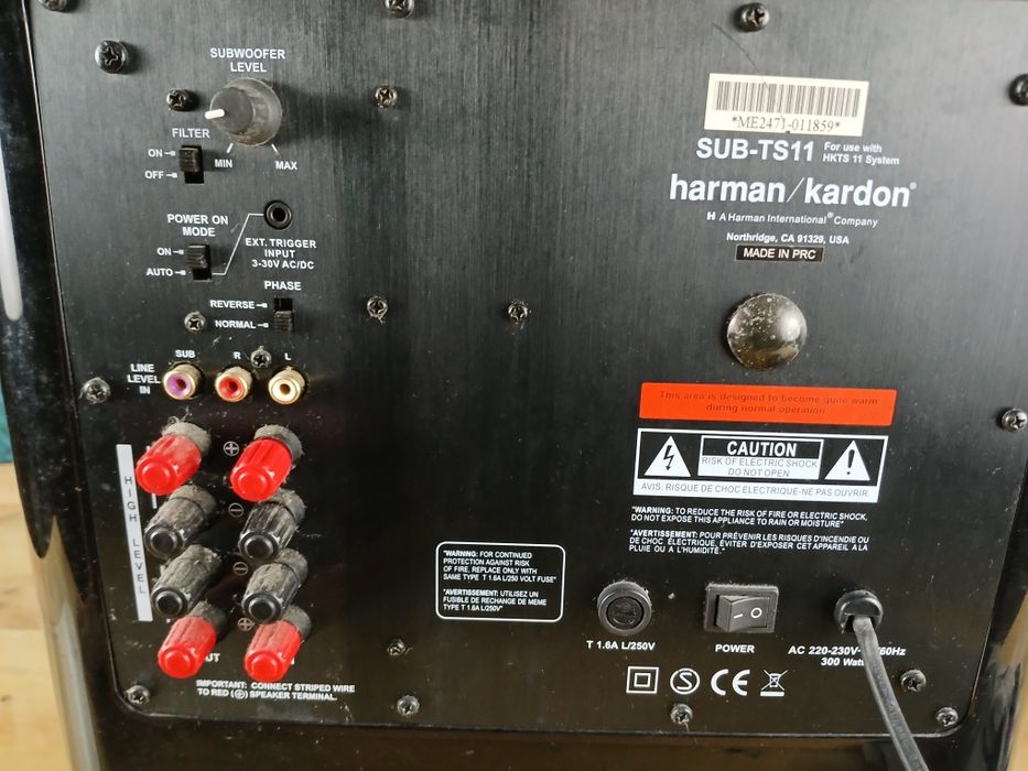 Subwoofer Harman/Kardon SUB-TS11