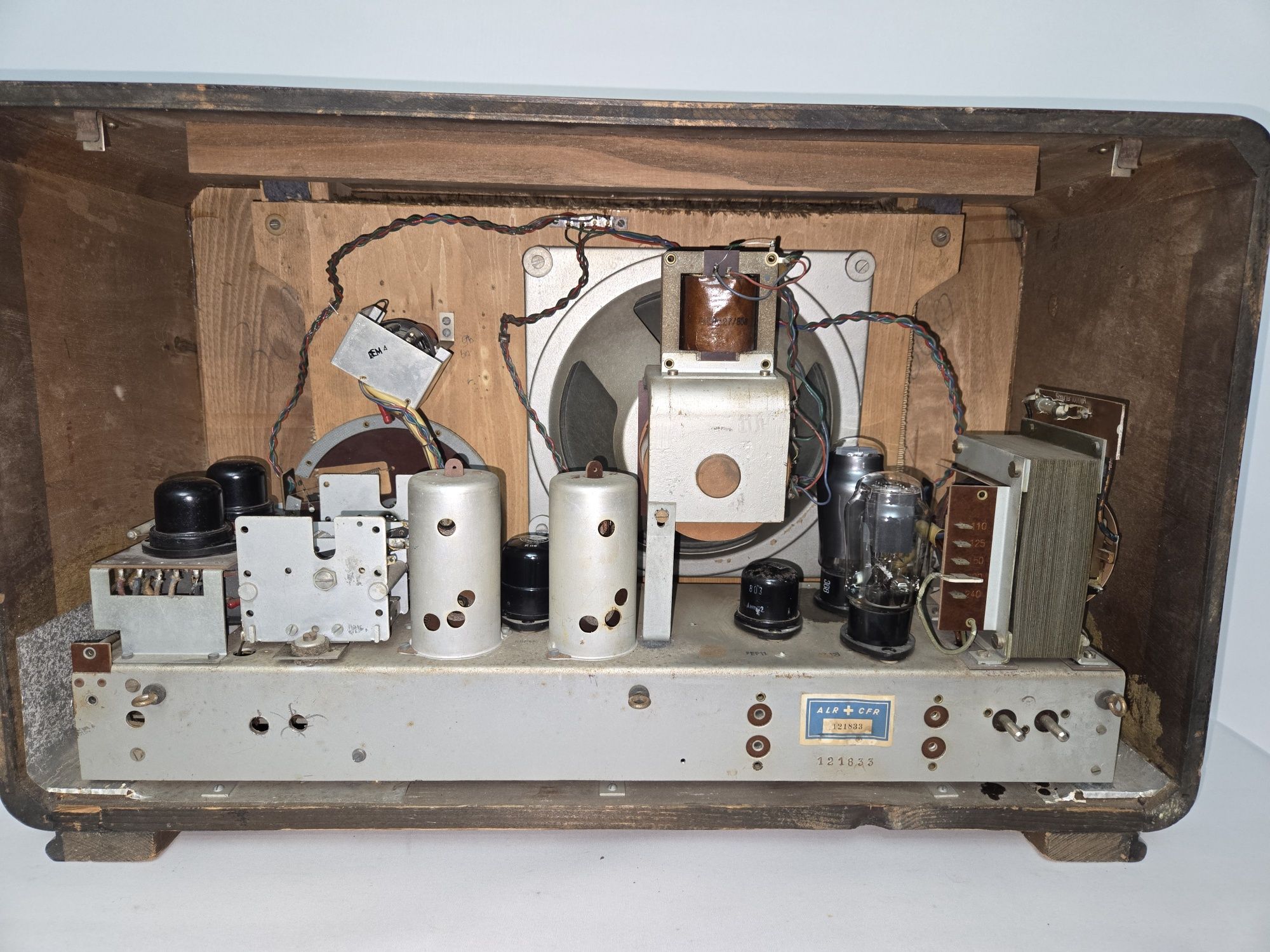 Rádio antigo reparado Siemens Albis