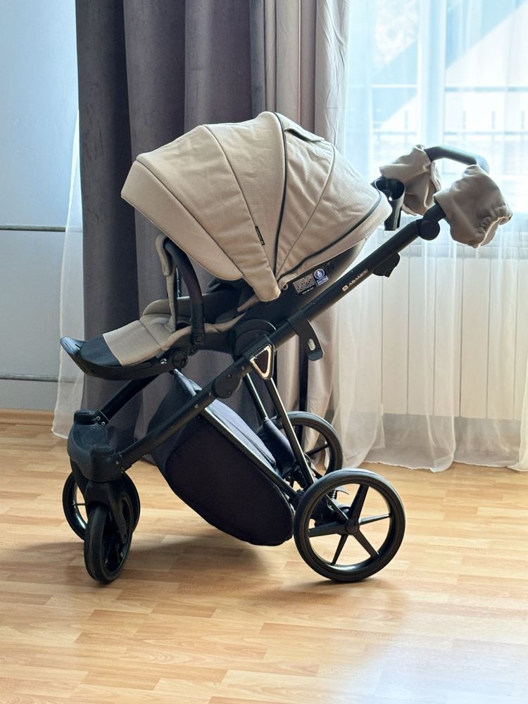 Wozek gleboko spacerowy 2w1 plus adaptery do fotelika
