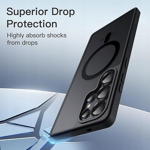 JETech Etui Magnetyczne dla Samsung Galaxy S25 Ultra 5G (Czarny)