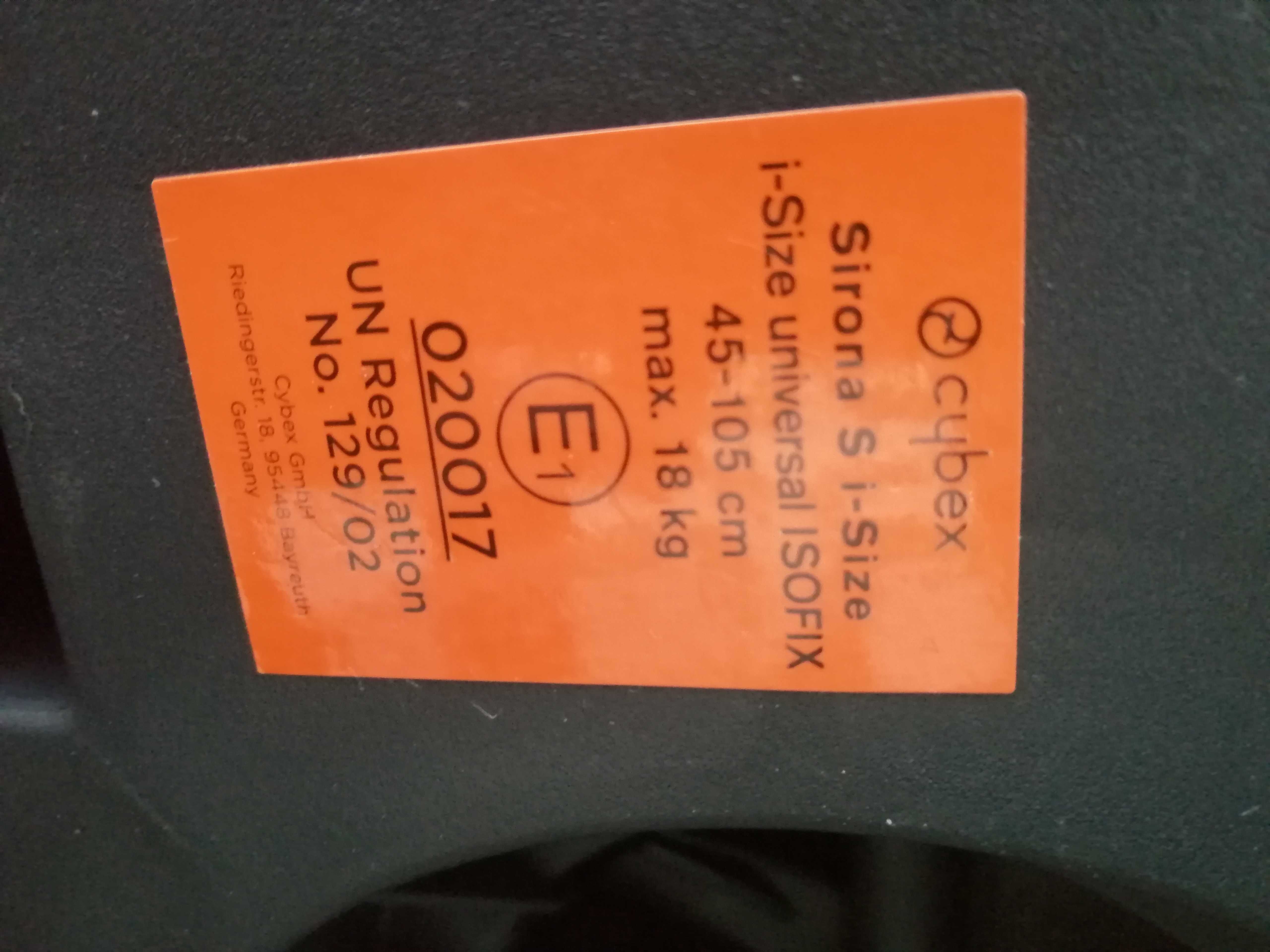 Fotelik samochodowy dla dziecka Cybex Sirona S i-Size