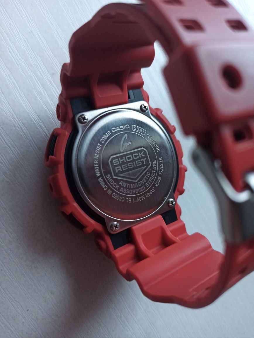 Годинник чоловічий Casio G-Shock GA-100C-4A Original mod.: 5081 GA-110