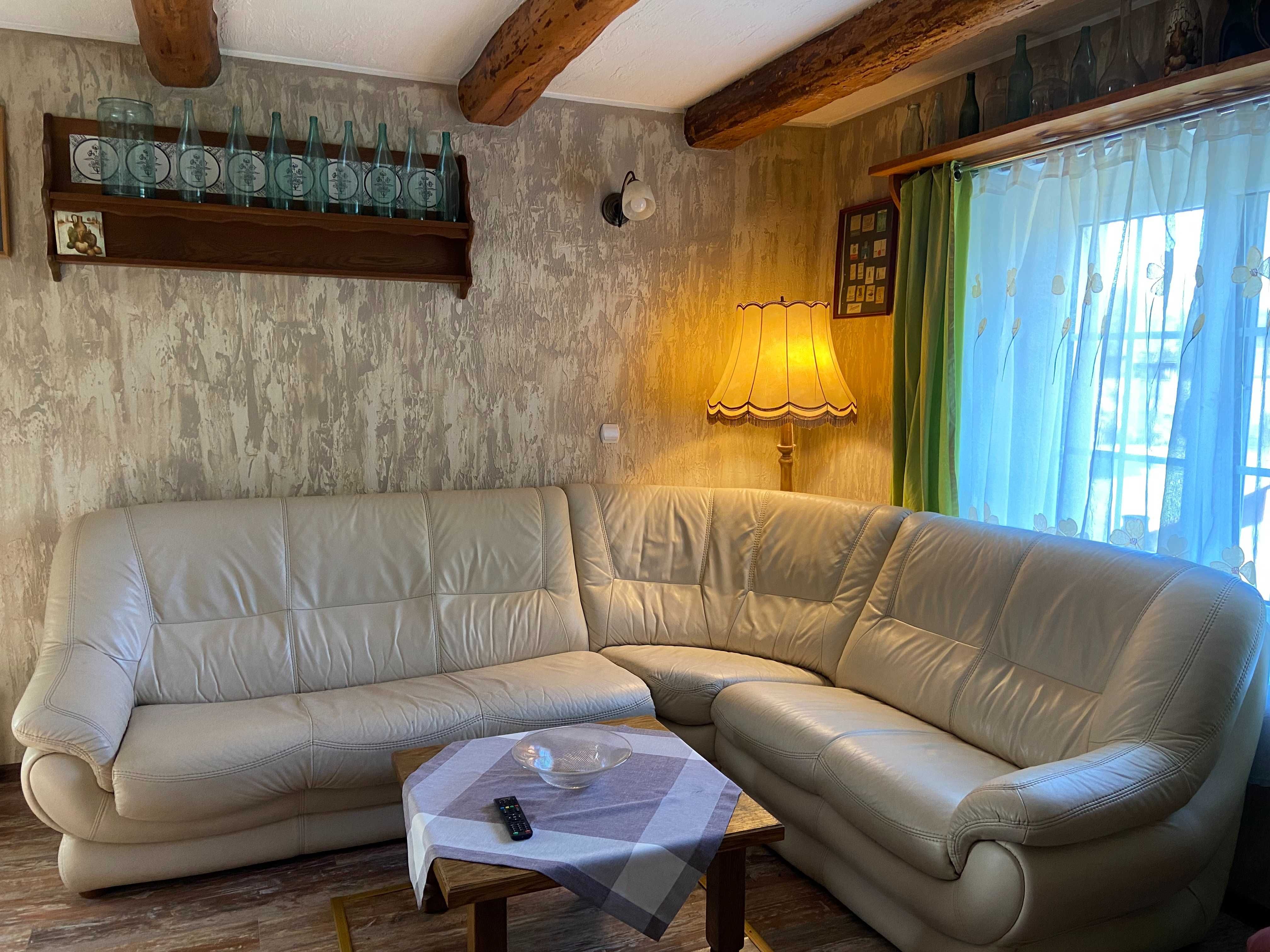 Domek nad jeziorem Bory Tucholskie jacuzzi jezioro las basen weekend