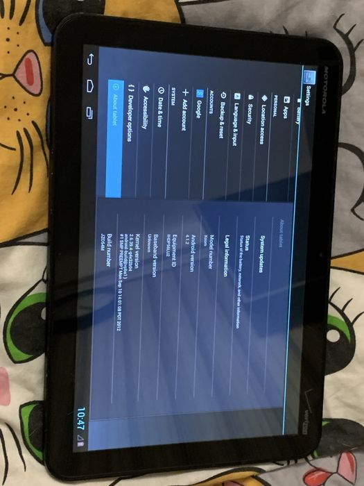 Планшети Motorola та Acer можна лотом