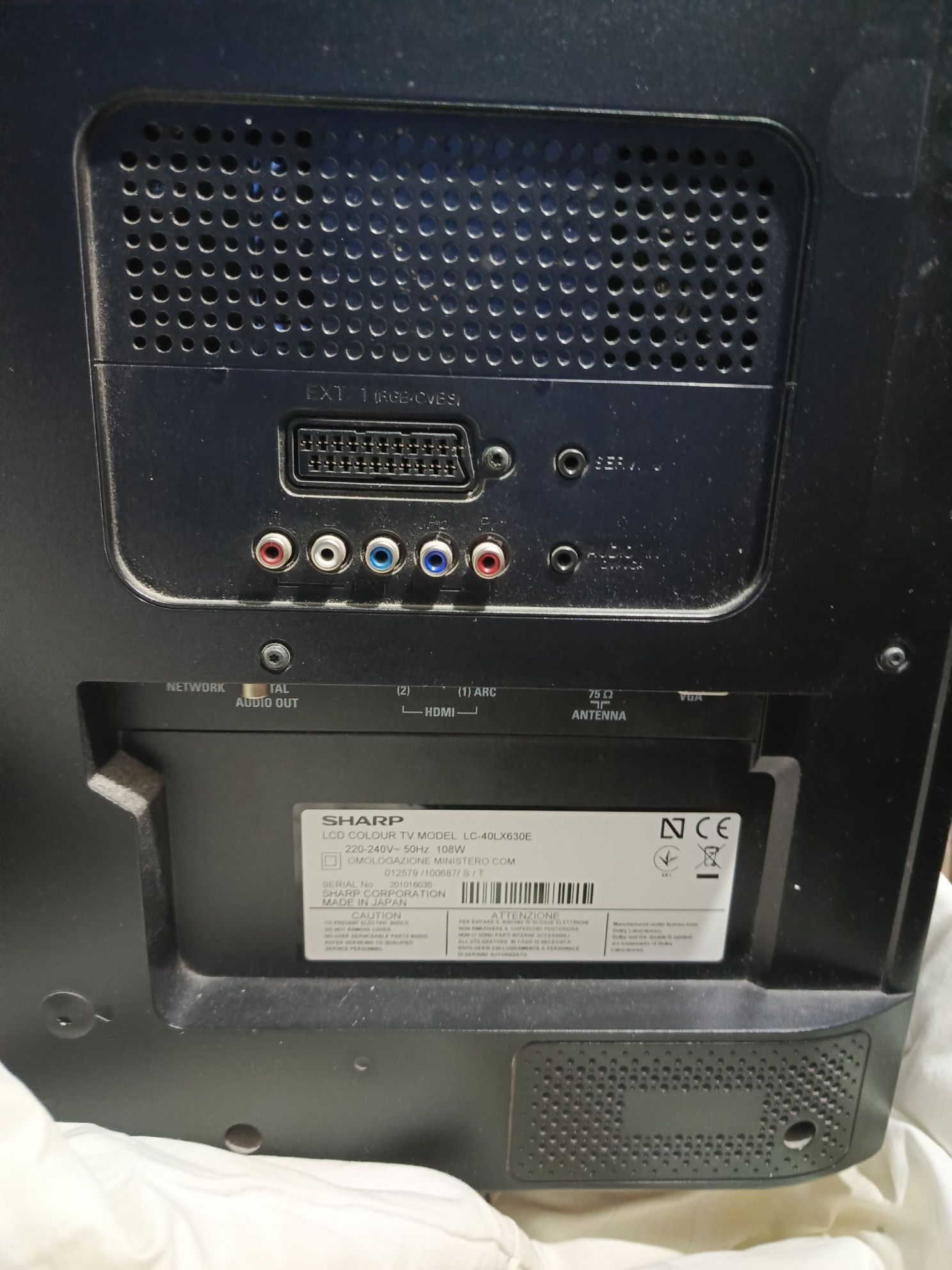 Tv Sharp 40 LCD  Aquos made Japan