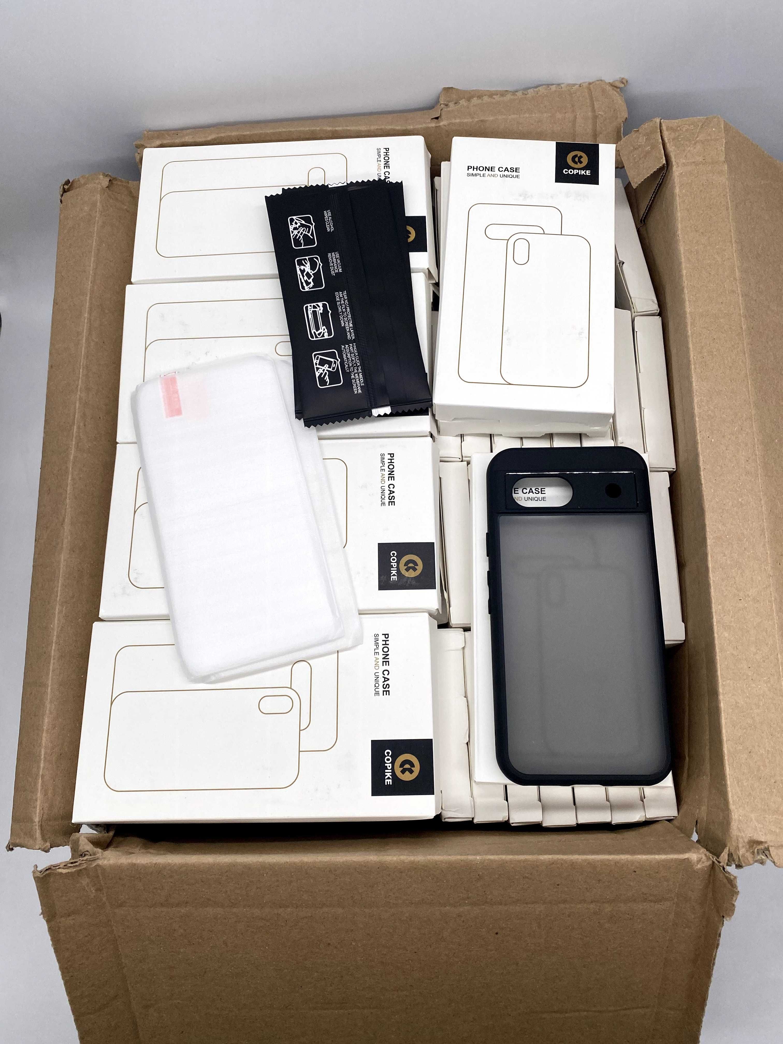 BOX etui + 2 szkła ohronne Google Pixel 8a 80 sztuk