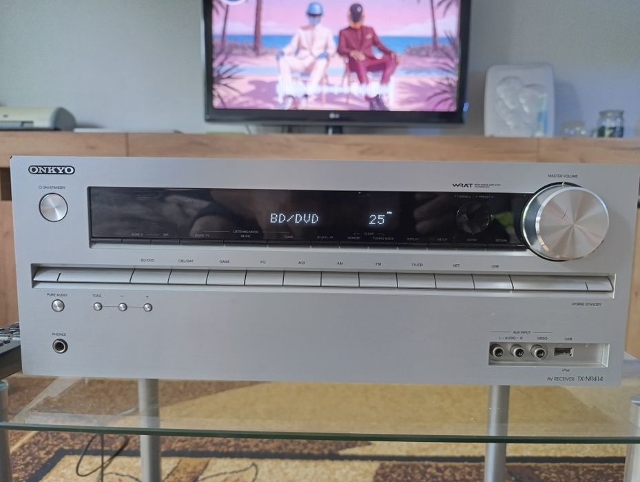 Amplituner Onkyo TX-NR414 kino domowe 5.1