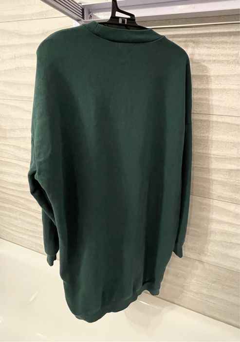 Bluza damska świąteczna zimowa fb sister M oversize maxi zielona