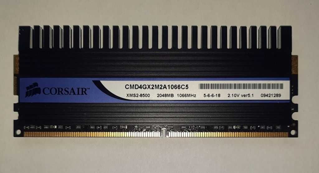 2Gb DDR2 для ПК PC2-8500 1066MHz dimm