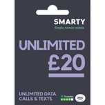 Angielska Karta Starter SIM SMARTY UK Wielka Brytania BEZ REJESTRACJI