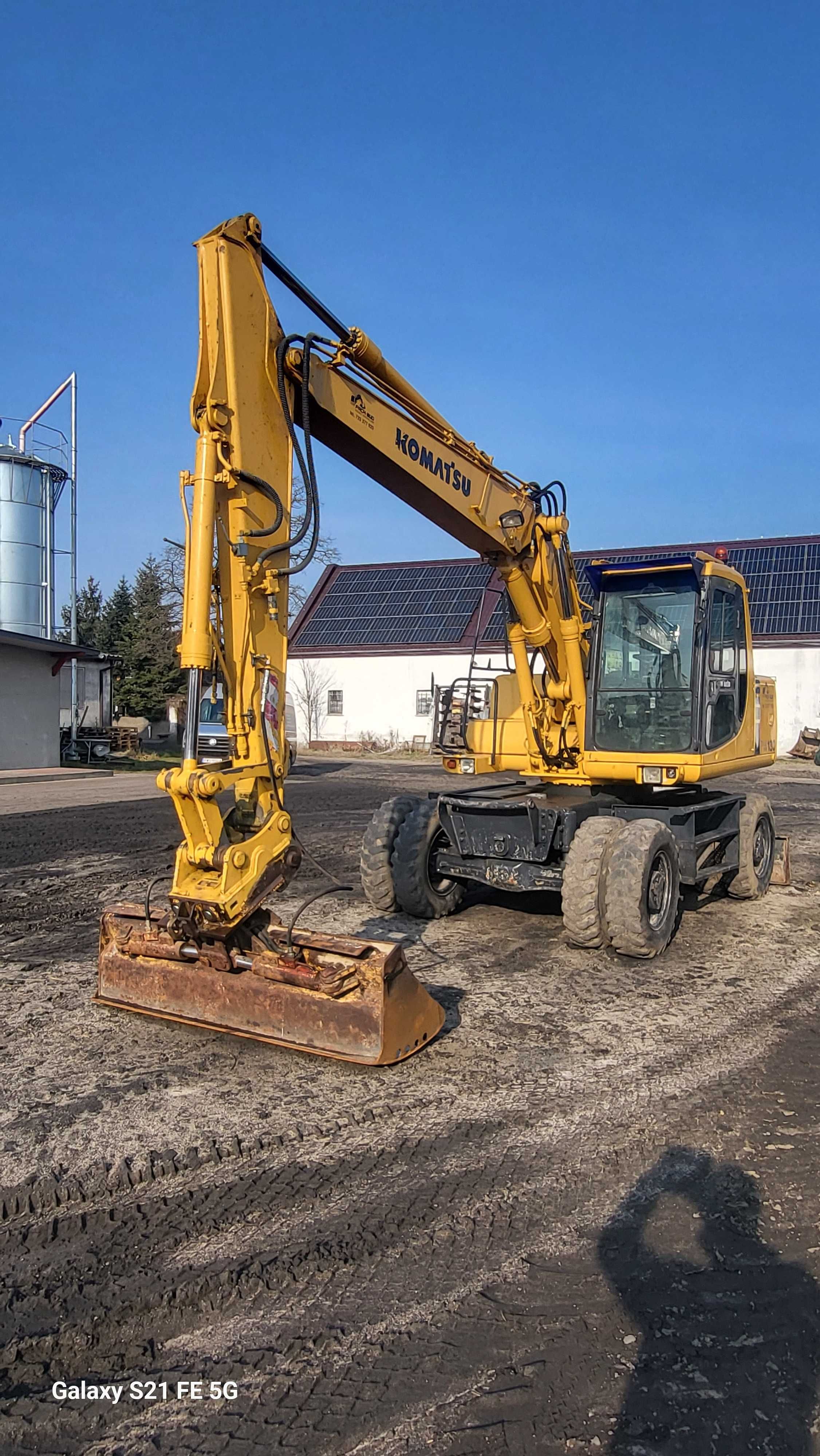 Koparka komatsu PW130