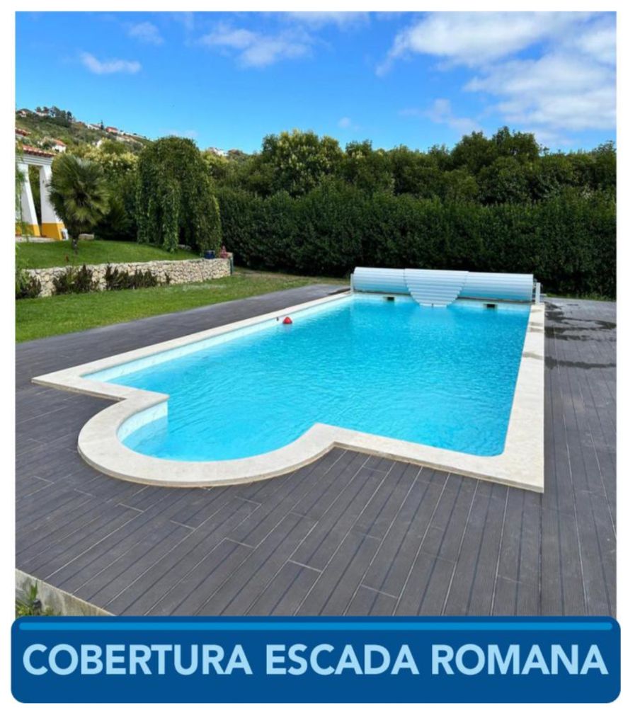 Cobertura de laminas para piscina e aquecimento  Mergulho Salgalgado