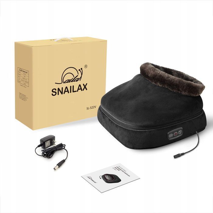 Masażer do Stóp Snailax 522V-DE - Wibracje, Ciepło i Relaks w Domu