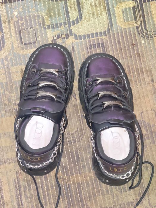 Ботинки New Rock в фиолетовом цвете