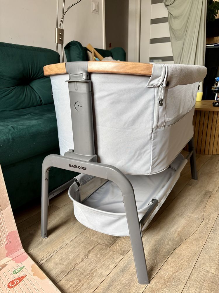 Łóżeczko dostawne maxi cosi lora essential grey dostawka