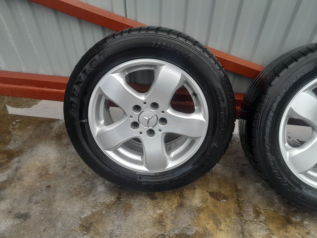 Koła mercedes e klasa 225/55R16 letnie