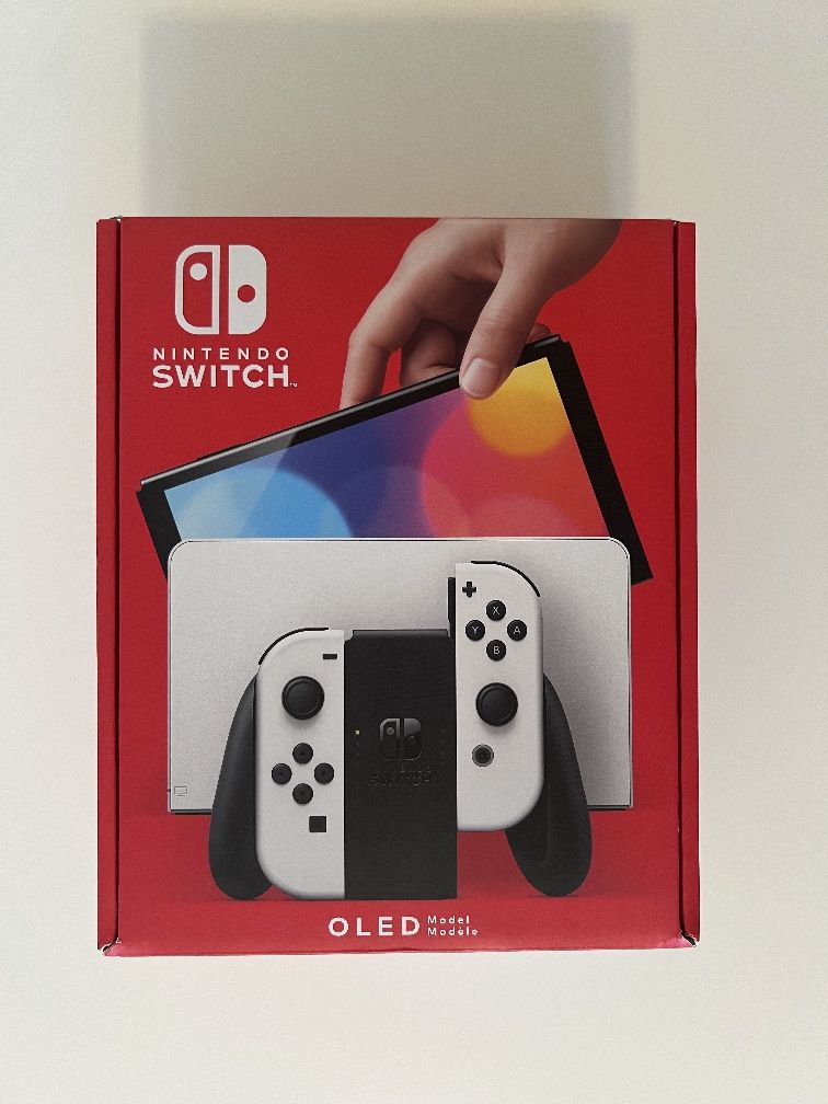 Nintendo Switch OLED Biały + Pokemon Arceus + Torba | Jak nowa