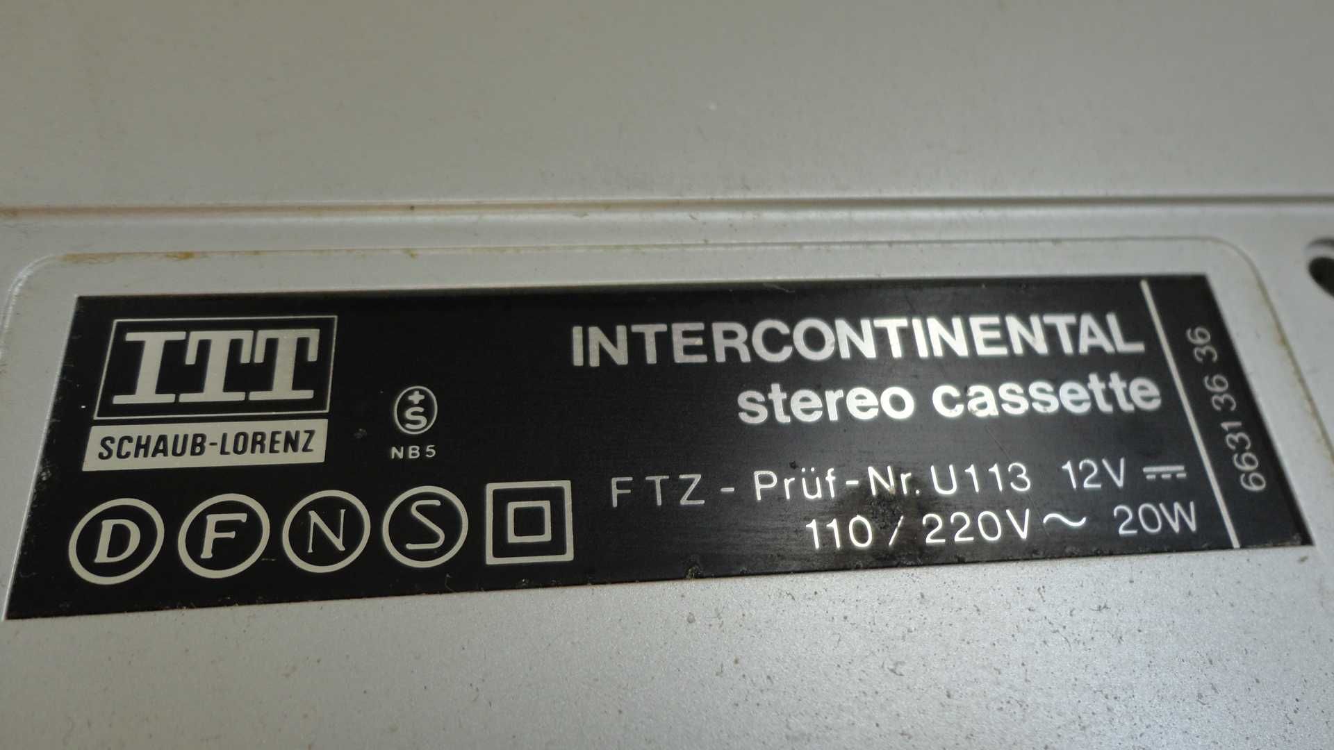 Магнитола ITT Intercontinental