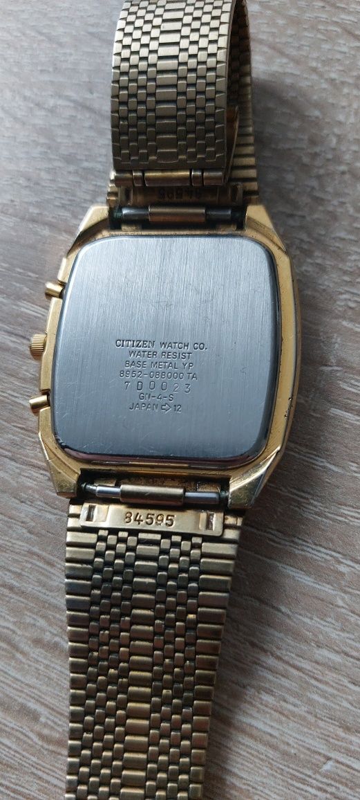 Zegarek CITIZEN Quartz japan Digital 80lata vintage Okazja