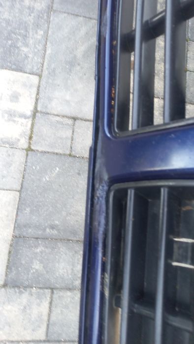 Vw golf 4 iv zderzak przód przedni granatowy lb5n spryski spryskiwacze