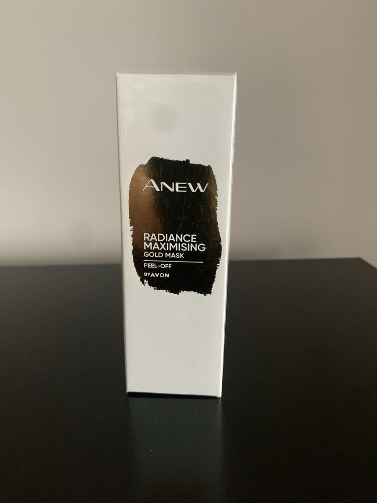 Avon anew rizświetlająca maseczka do taarzy z cząsteczkami złota 75 ml