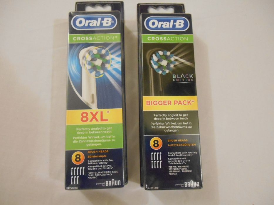 100 % oryginalne - 4 szt. Koncowki do szczoteczek ORAL B