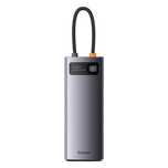 Hub Usb-C Baseus 7W1 Metal Gleam 4K Hdmi Ethernet Rj45 Do Laptopa