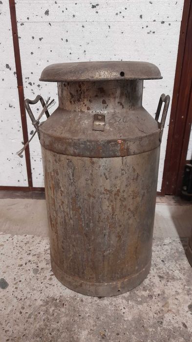 Bańka kanka na mleko lub miód z lat PRL