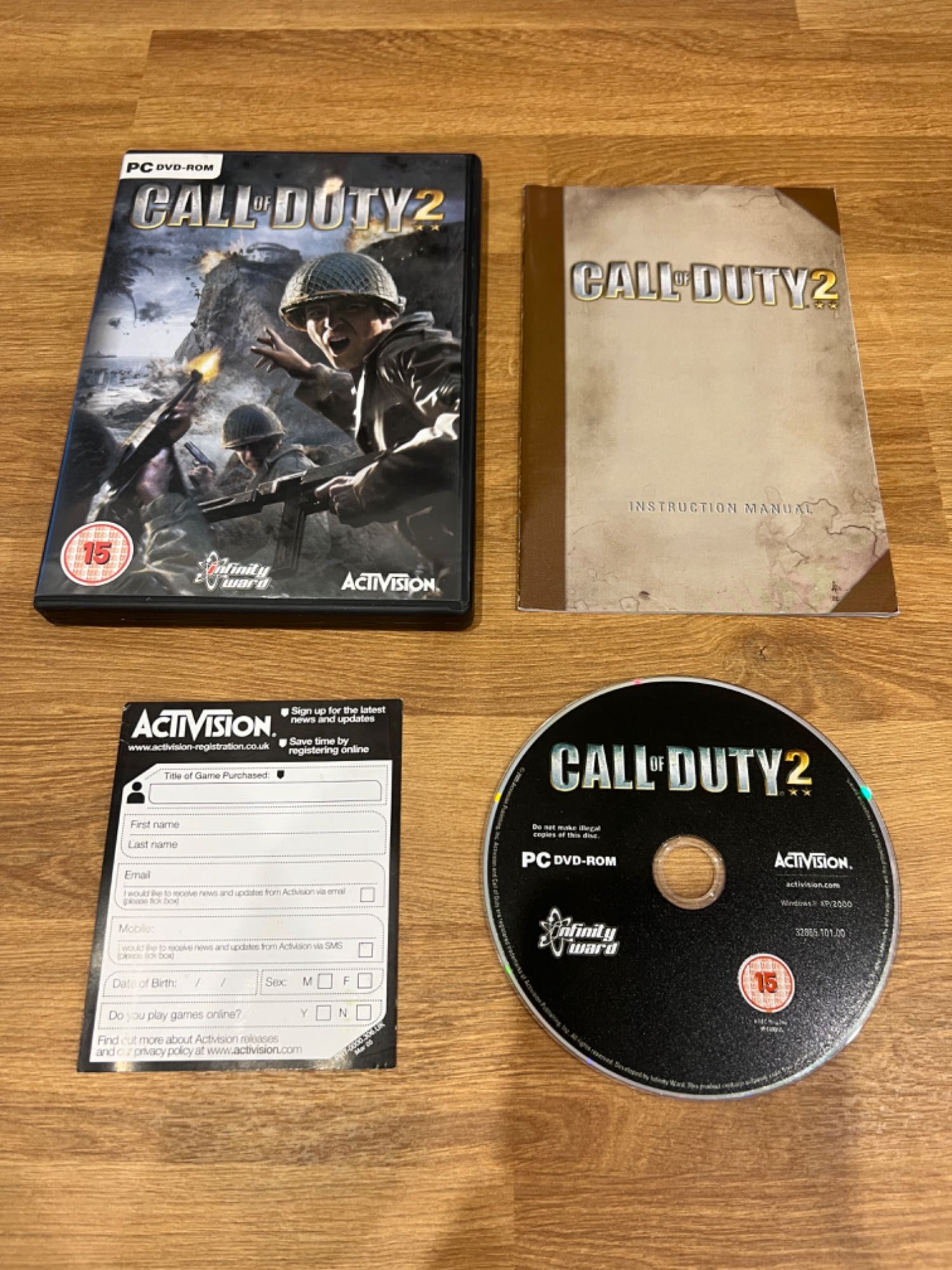 Call Of Duty 2 (PC EN 2005) DVD BOX premierowe kompletne wydanie