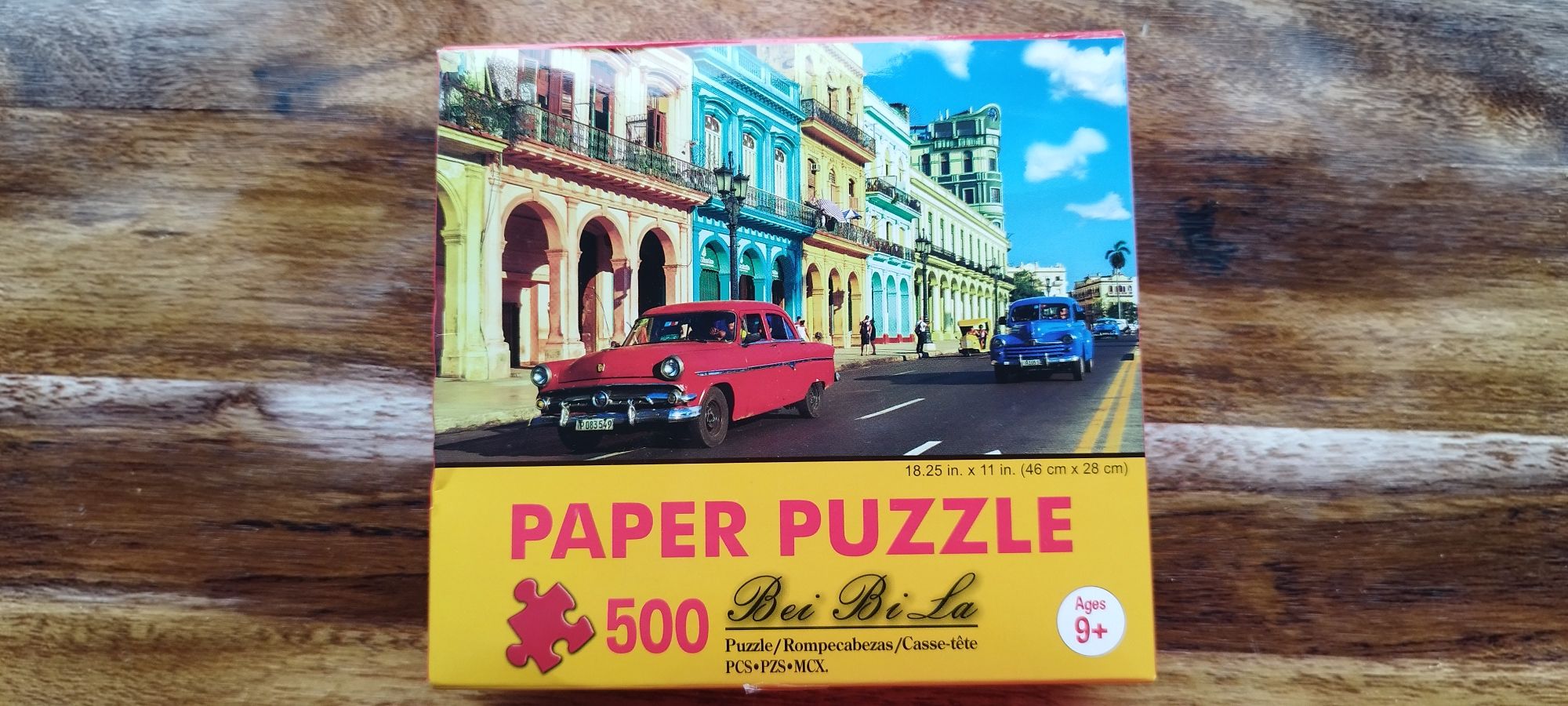 Conjunto de 5 puzzles de 1000 peças