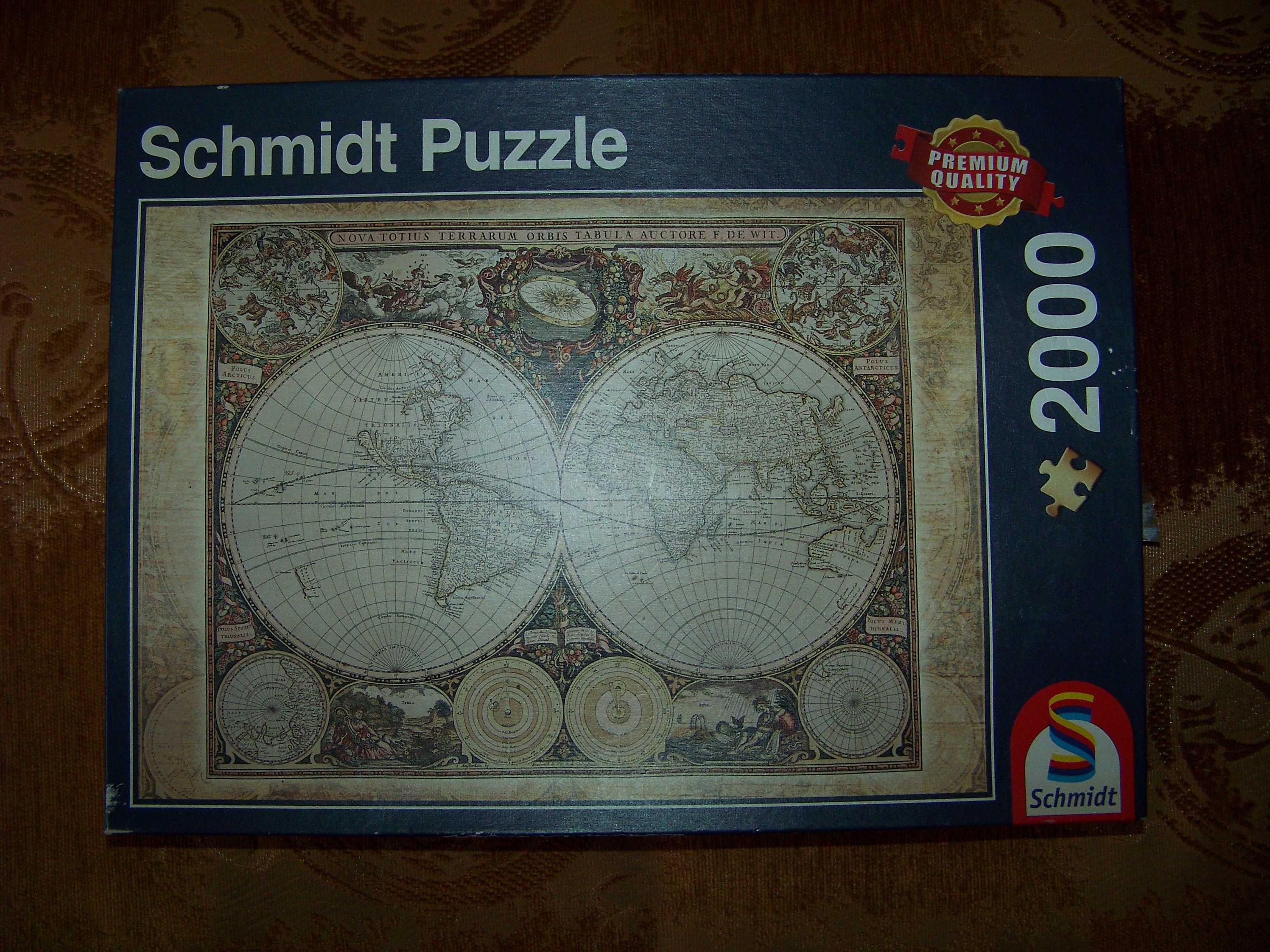 Puzzle Schmidt 2000 - 58178 Historyczna mapa świata