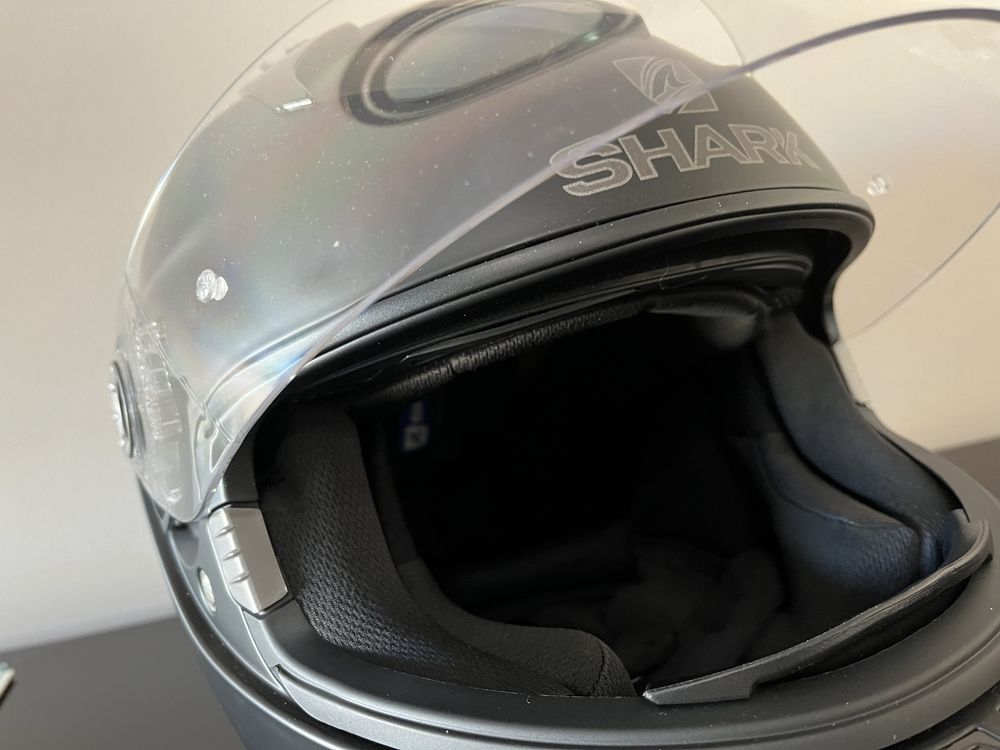 Capacete shark ridill blank tamanho S