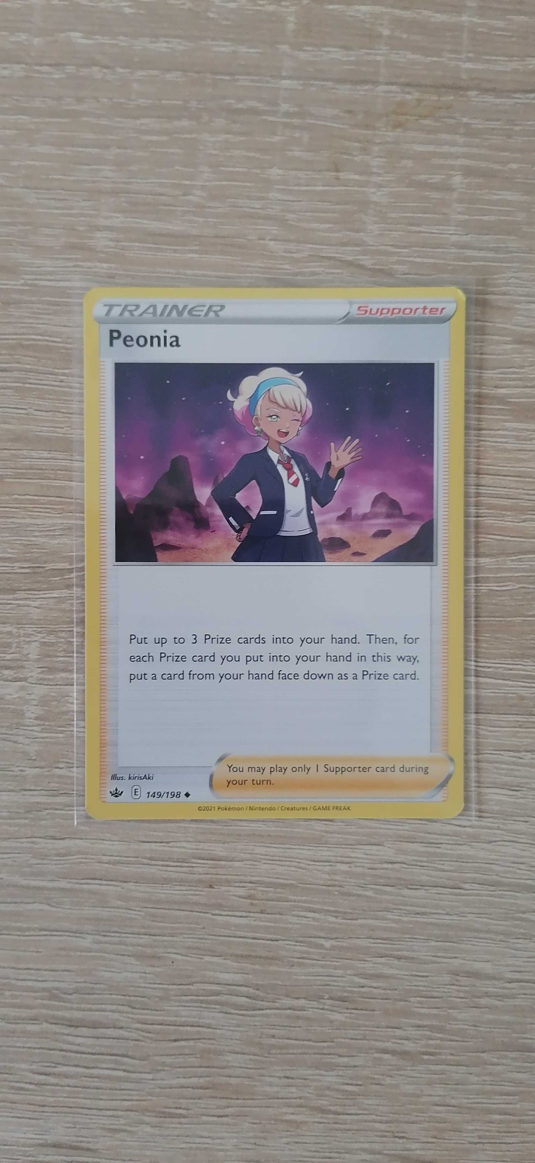 Pokemon Peonia 149/198 Chilling Reign Non-Holo