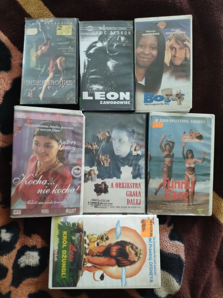 Człowiek szczur VHS plus 7 kaset