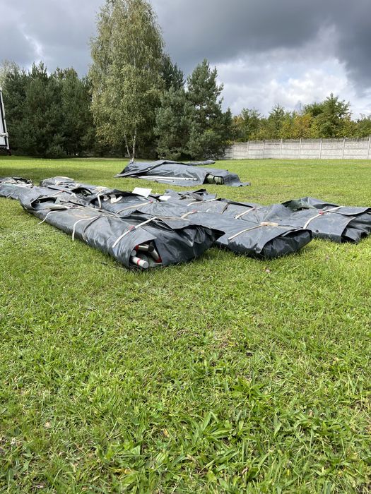 Namiot Hala NOWA 107 m2 NATO 4 pokoje podłoga